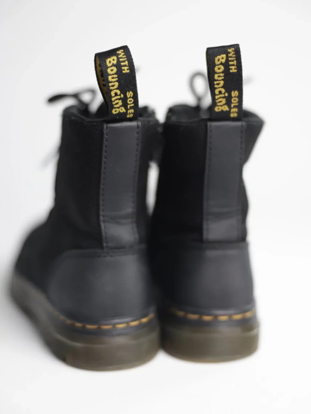 Kids Dr Marten Black Canvas Books Doc Martens